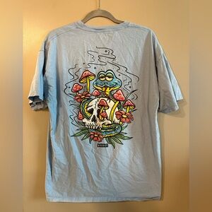 Diesel Blue Short Sleeve Graphic Tee